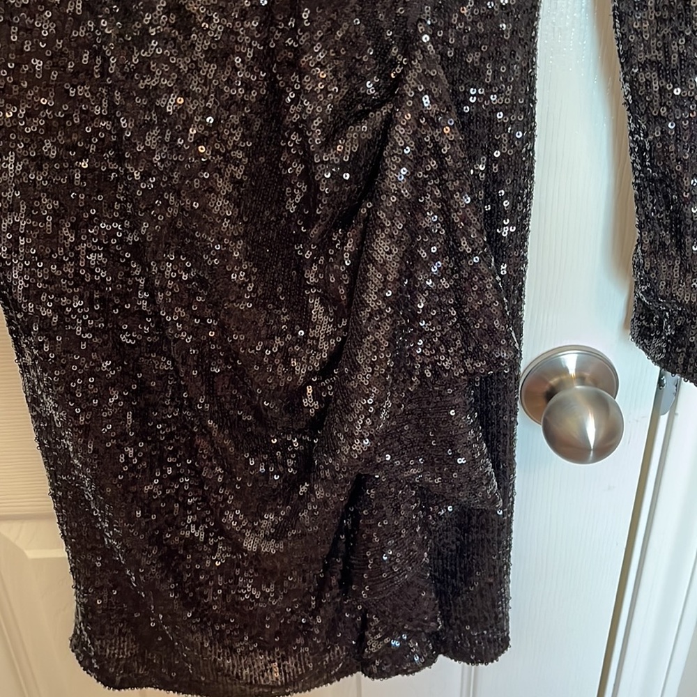 Badgley Mischka Belle Sequin Dress - Picture 4 of 8